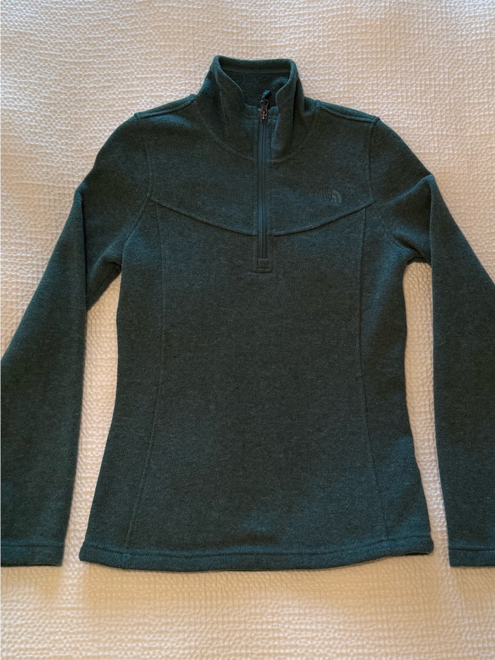 The North Face Forest | Green Half-Zip Fleece Pullover | Size = XS